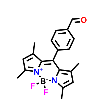 5,5-二氟-10-(4-甲酰基苯基)-1,3,7,9-四甲基-5H-二吡咯并[1,2-c:2',1'-f][1,3,2]二氮杂硼杂环