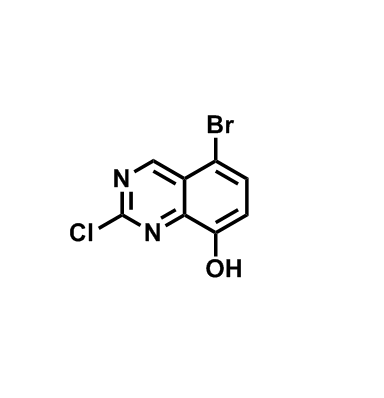 5-溴-2-氯喹唑啉-8-醇   953040-03-4