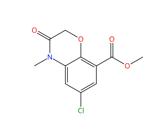 6-氯-3,4-二氢-4-甲基-3-氧代-2H-1,4-苯并噁嗪-8-羧酸甲酯