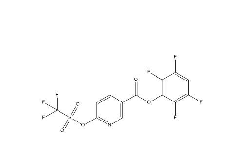 6-[[(三氟甲基)磺酰基]氧基]烟酸(2,3,5,6-四氟苯基)酯