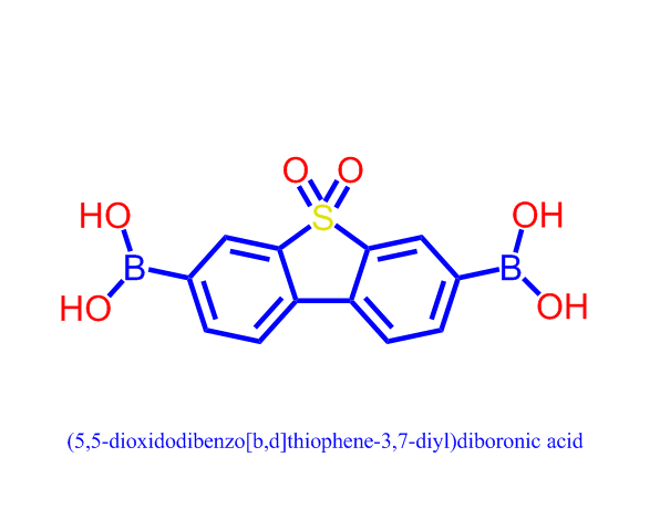 (5,5-dioxidodibenzo[b,d]thiophene-3,7-diyl)diboronic acid