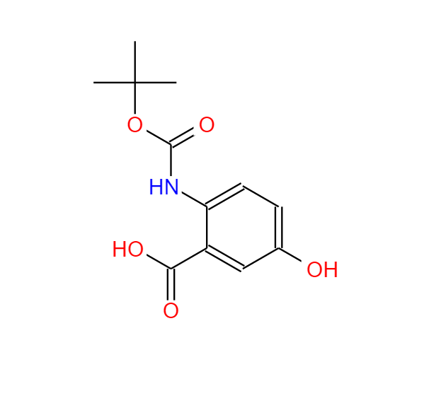 2-叔丁氧基羰氨基-5-羟基苯甲酸