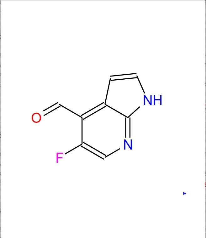 5-氟-1H-吡咯并[2,3-b] 吡啶-4-甲醛