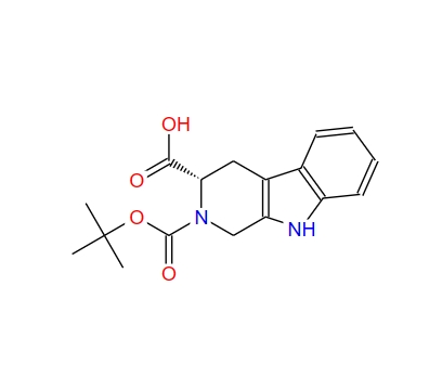 (S)-2-(叔丁氧羰基)-2,3,4,9-四氢-1H-吡啶并[3,4-b]吲哚-3-羧酸 66863-43-2