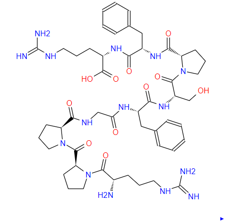 58-82-2    舒缓激肽H-Arg-Pro-Pro-Gly-Phe-Ser-Pro-Phe-Arg-OH