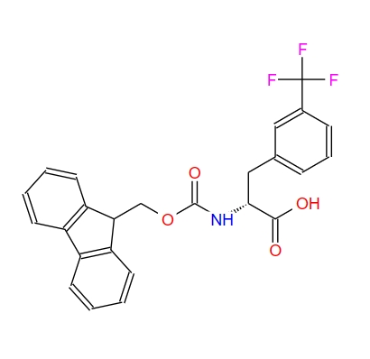 (R)-2-((((9H-芴-9-基)甲氧基)羰基)氨基)-3-(3-(三氟甲基)苯基)丙酸 205526-28-9