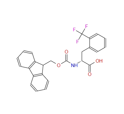 (R)-2-((((9H-芴-9-基)甲氧基)羰基)氨基)-3-(2-(三氟甲基)苯基)丙酸 352523-15-0