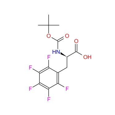 (R)-2-((叔丁氧基羰基)氨基)-3-(全氟苯基)丙酸 136207-26-6