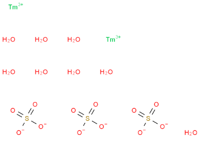 硫酸铥，Thulium sulfate octahydrate，13778-40-0，外观：白色至类白色固体，可提供大包装，按需分装！