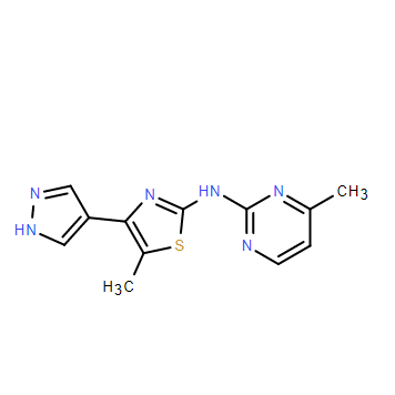  5-甲基-N-(4-甲基嘧啶-2-基)-4-(1H-吡唑-4-基)噻唑-2-胺