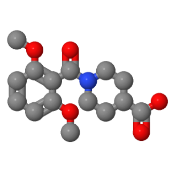 1-(2,6-二甲氧基苯甲酰基)哌啶-4-羧酸；593261-82-6