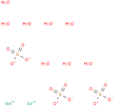 硫酸钆(III)八水合物；Gadolinium(III) sulfate octahydrate；13450-87-8；外观：白色至类白色固体，可提供大包装，按需分装！