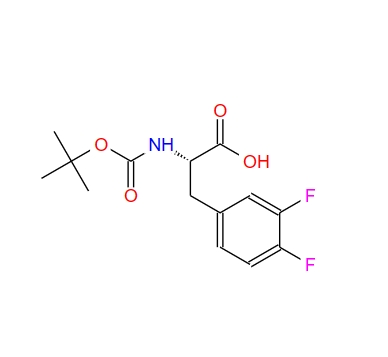 (S)-2-((叔丁氧羰基)氨基)-3-(3,4-二氟苯基)丙酸 198474-90-7