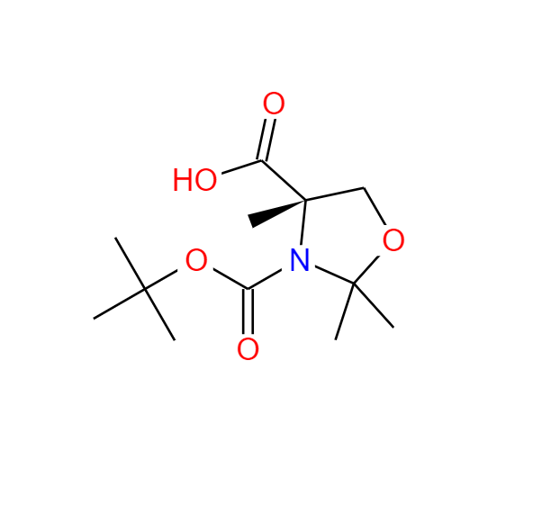 (S)-3-(叔丁氧羰基)-2,2,4-三甲基恶唑烷-4-羧酸