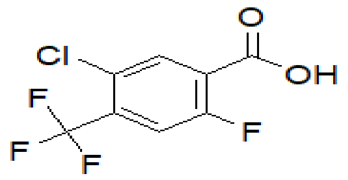 5-氯-2-氟-4-(三氟甲基)苯甲酸
