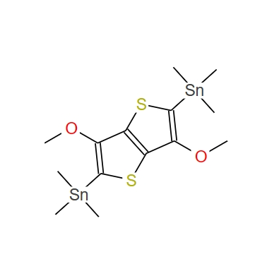 3,6-二甲氧基噻吩并[3,2-b]噻吩-2,5-二基）双（三甲基锡烷 1801357-03-8