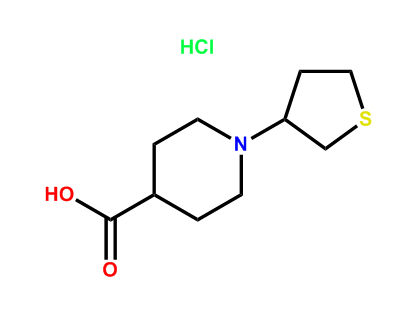 1-(硫醇-3-基)哌啶-4-羧酸盐酸盐 1185299-73-3