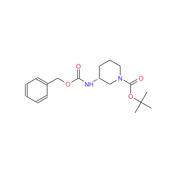 1-Boc-(3R)-3-Cbz-氨基哌啶