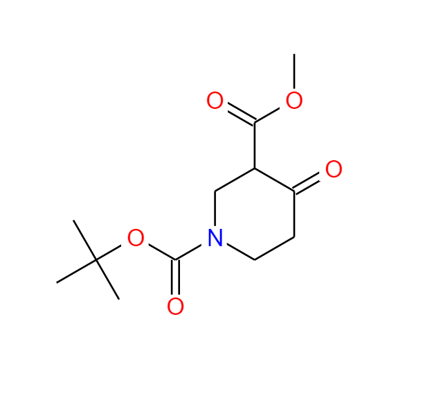 4-氧代哌啶-1,3-二甲酸 1-叔丁酯 3-甲酯