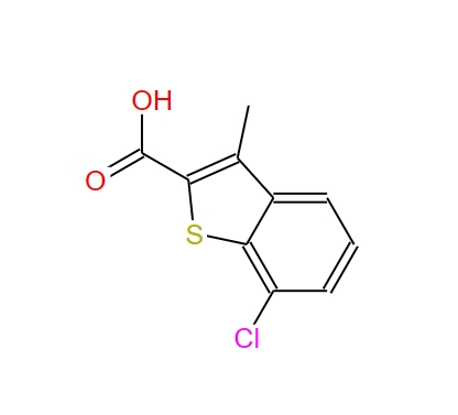 7-氯-3-甲基苯并[b]噻吩-2-羧酸 752135-41-4