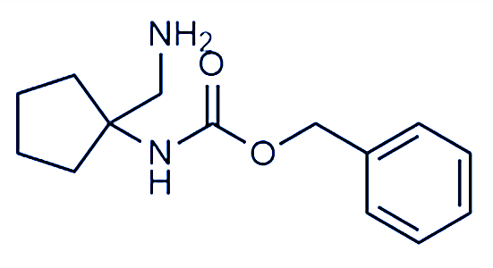 N-[1-(氨基甲基)环戊基]氨基甲酸苄酯