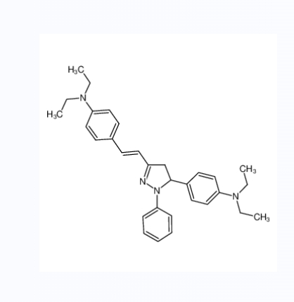 5-(4-二乙氨基-苯基)-3-[2-(4-二乙氨基-苯基)-乙烯基]-1-苯基-4,5-二氢-1H-吡唑	