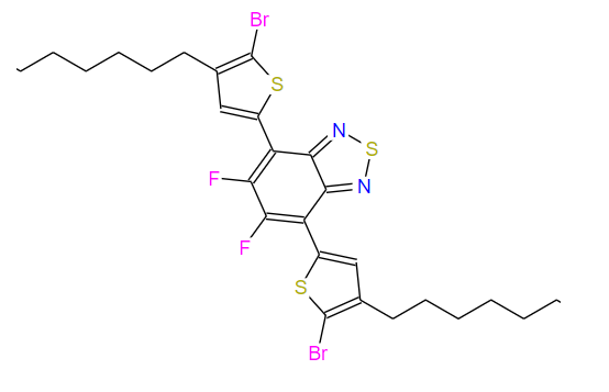 1283598-36-6   [4,7-双(5-溴-4-辛基噻吩基)-5,6-二氟苯并[C][1,2,5]噻二唑]