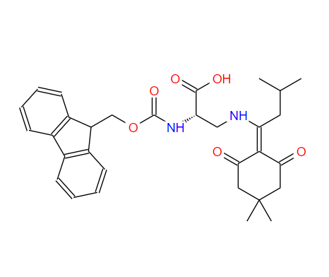 607366-20-1  Fmoc-3-[[1-(4,4-二甲基-2,6-二氧代环己亚基)-3-甲基丁基]氨基]-l-丙氨酸