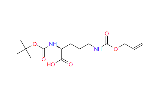 171820-74-9  N-叔丁氧羰基-N'-[(烯丙氧基)羰基]-L-鸟氨酸
