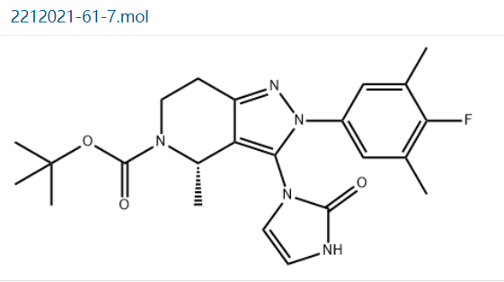 （S）-2-（4-氟-3,5-二甲基苯基）-4-甲基-3-（2-氧代-2,3-二氢-1H-咪唑-1-基）-2,4,6,7-四氢-5H-吡唑并[4,3-c]吡啶-5-羧酸叔丁酯