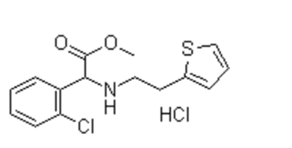 D-(+)-alpha-(2-噻吩乙胺基)-alpha-(2-氯苯基)醋酸甲酯盐酸盐  