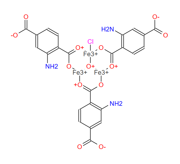 三[[-[2-氨基-1,4-苯二甲酸(2-)-ΚO1:ΚO'1]]氯-Μ3-氧三铁 1189182-85-1