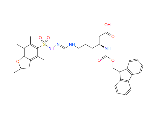 401915-53-5  N-芴甲氧羰基-N'-(2,2,4,6,7-五甲基二氢苯并呋喃-5-磺酰基)-L-高精氨酸
