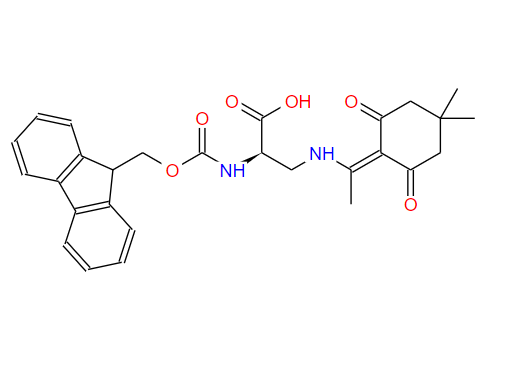 210830-03-8  N-芴甲氧羰基-[N'-1-(4,4-二甲基-2,6-二氧代环己-1-亚基)乙基]-D-2,3-二氨基丙酸