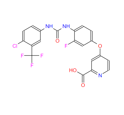 4-(4-(3-(4-氯-3-(三氟甲基)苯基)脲基)-3-氟苯氧基)吡啶甲酸