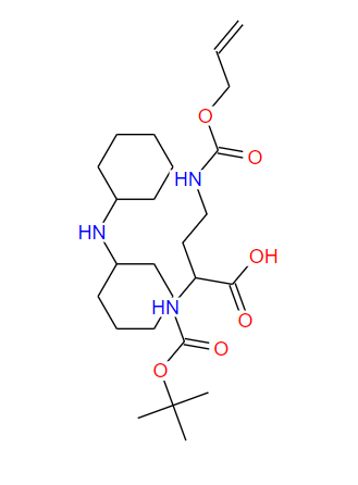 350820-59-6  N-叔丁氧羰基-N'-烯丙氧基羰基-D-2,4-二氨基丁酸二环己胺盐