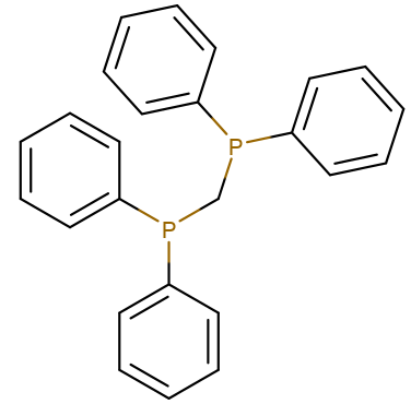 双二苯基膦甲烷;Bis(diphenylphosphino)methane;2071-20-7;外观：白色至类白色固体，可提供大包装，按需分装！