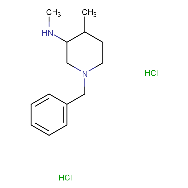 (3R,4R)-N,4-二甲基-1-(苯基甲基)-3-哌啶胺盐酸盐  1062580-52-2