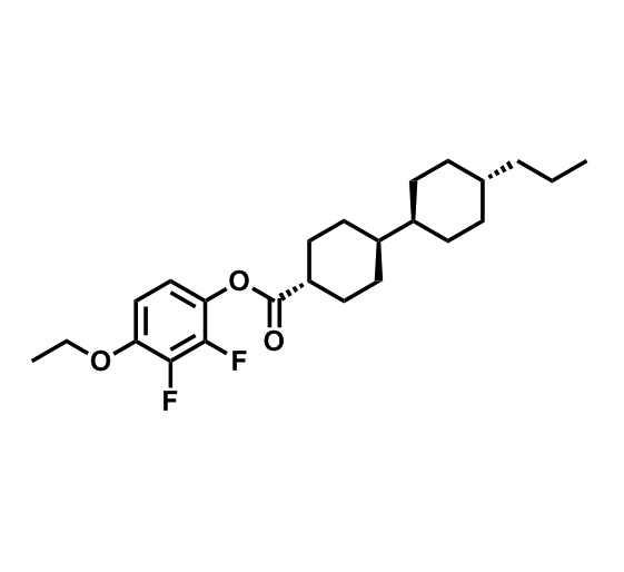 丙基双环己基甲酸-2,3-二氟对乙氧基苯酚酯  123560-53-2