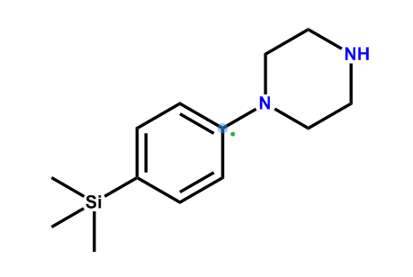 1-(4-三甲基甲硅烷基苯基)哌嗪