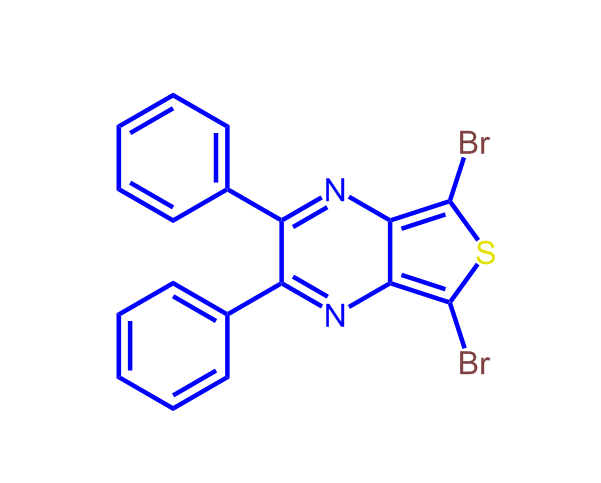 5,7-dibromo-2,3-diphenylthieno[3,4-b]pyrazine 207805-25-2