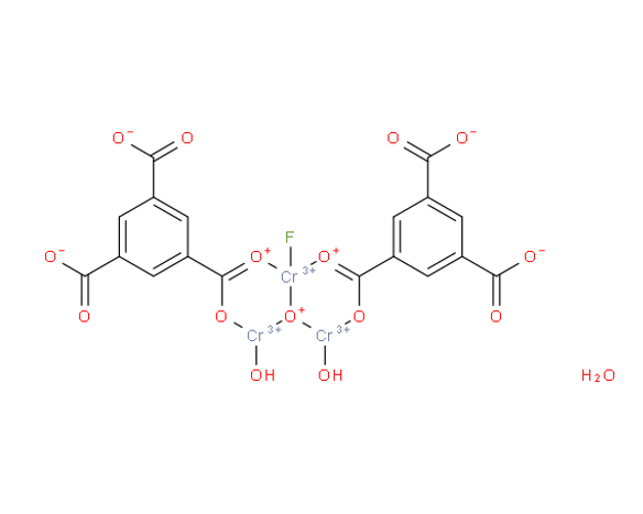 铬,双季铵盐[Μ-[1,3,5-苯三甲酸(3-)-ΚO1:ΚO1']]氟-Μ3-氧代三-水合物(9CI) 840523-88-8