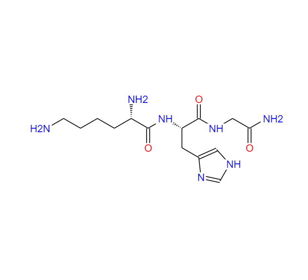 L-赖氨酰-L-组氨酸-甘氨酸酰胺