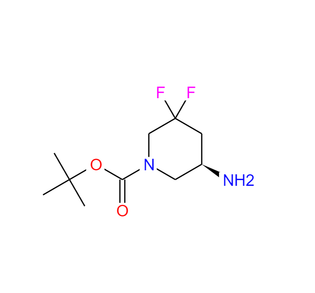 叔-丁基 (5R)-5-氨基-3,3-二氟哌啶-1-甲酸基酯