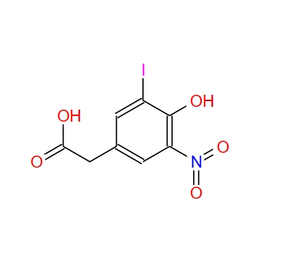 4-Hydroxy-3-iodo-5-nitrophenylacetic acid 2646-51-7