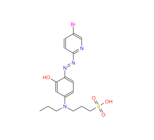 3-[4-[(5-溴吡啶-2-基)二氮烯基]-3-羟基-N-丙基苯胺基]丙烷-1-磺酸