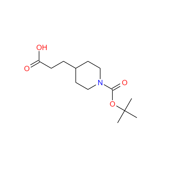 1-N-BOC-4-哌啶丙酸