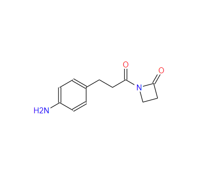 1-(3-(4-氨基苯基)丙酰基)氮杂环丁烷-2-酮 1024869-25-7