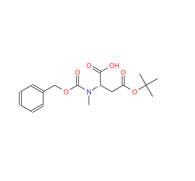 N-甲基-N-[苄氧羰基]-L-天冬氨酸 4-叔丁酯 42417-70-9