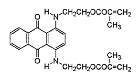 1,4-双((2-羟基乙基)氨基)-9, 10-蒽二酮双(2-丙烯OIC)酯 RB247 CAS#:109561-07-1